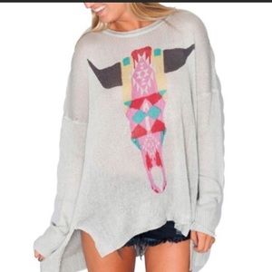 Show me your mumu lightweight sweater